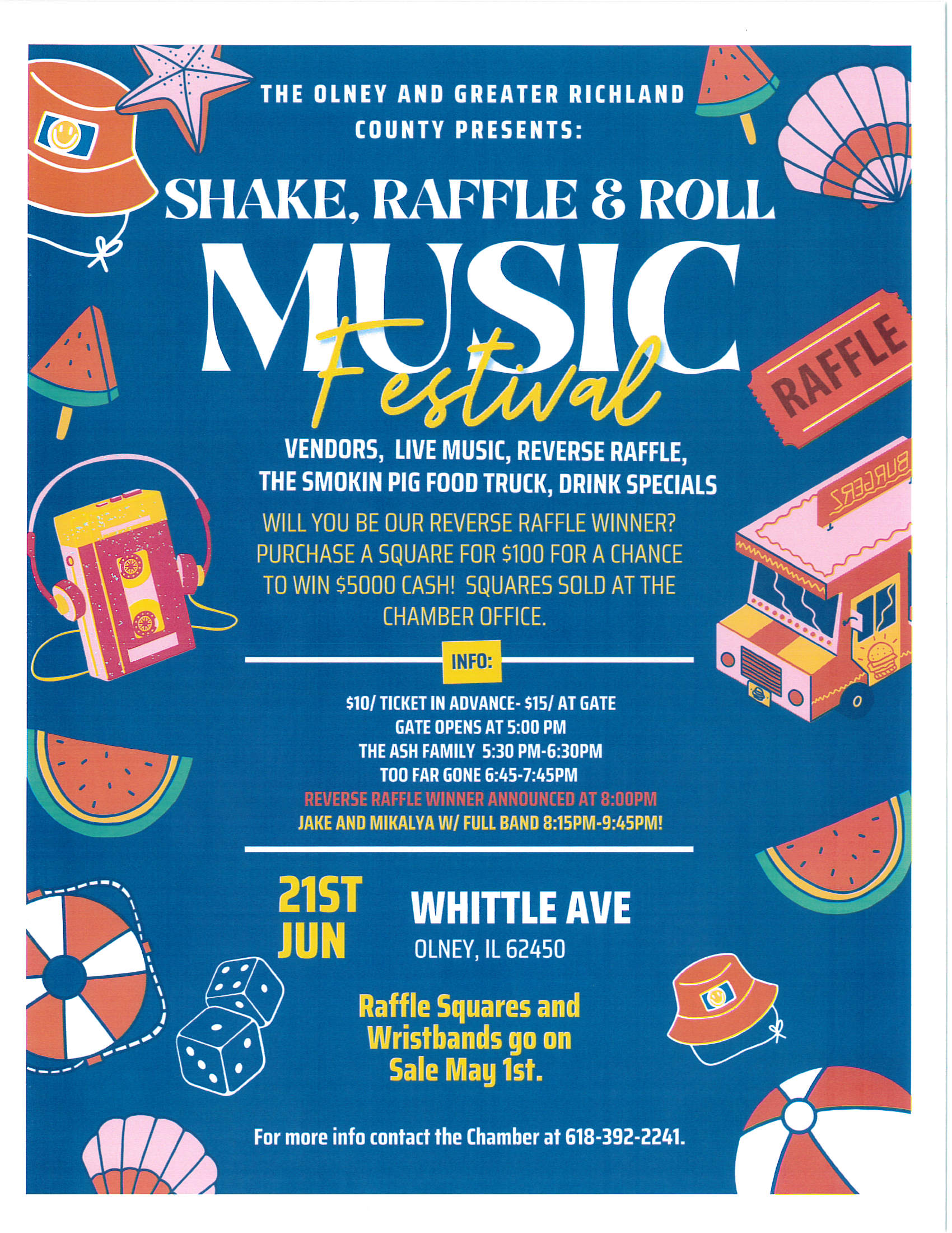 Shake, Raffle & Roll Music Festival