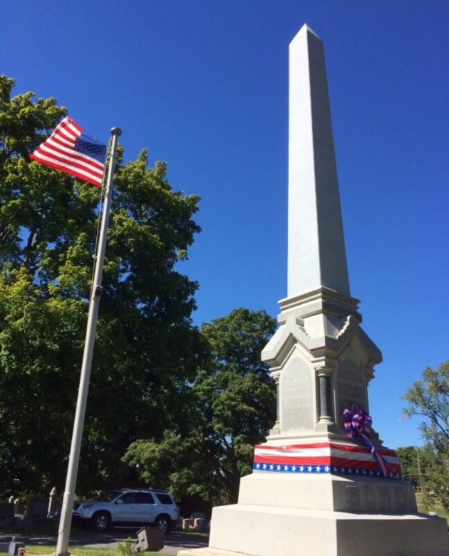 Governor Bond Memorial Evergreen Cemetery